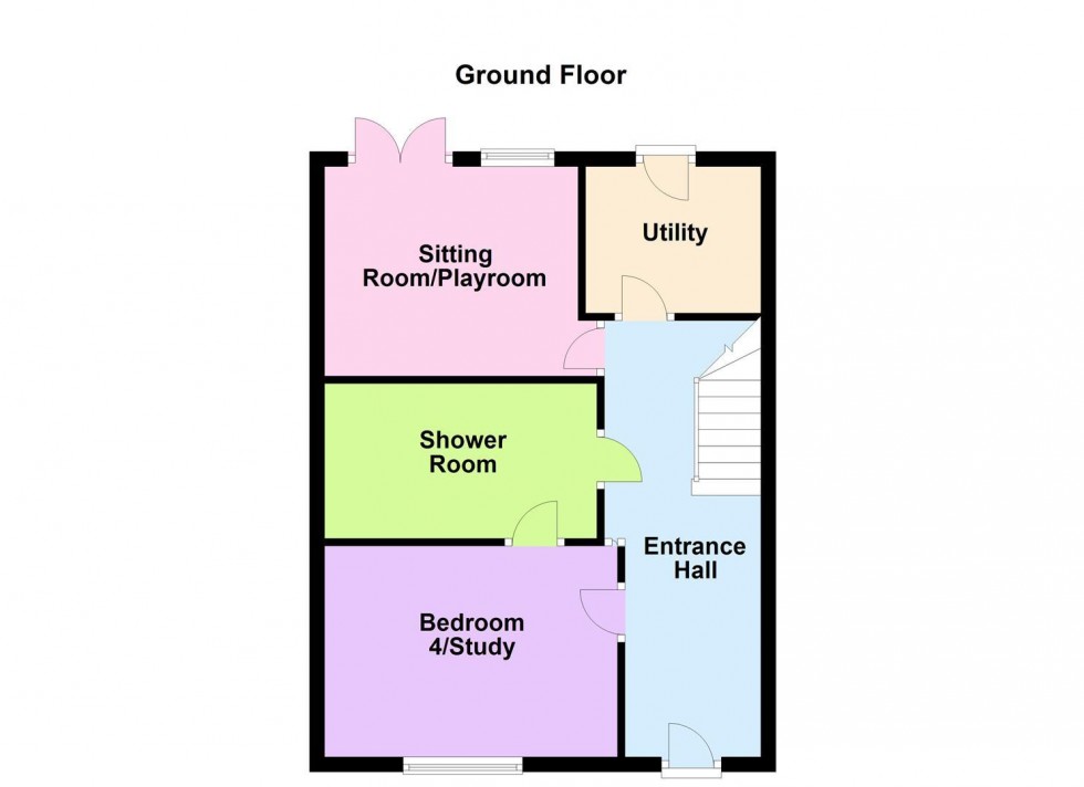 Floorplan for Coltsfoot Way, Broughton Astley, Leicester