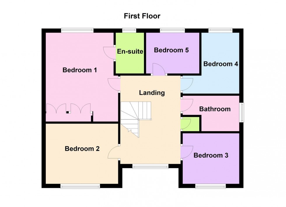 Floorplan for Netherfield Close, Broughton Astley, Leicester
