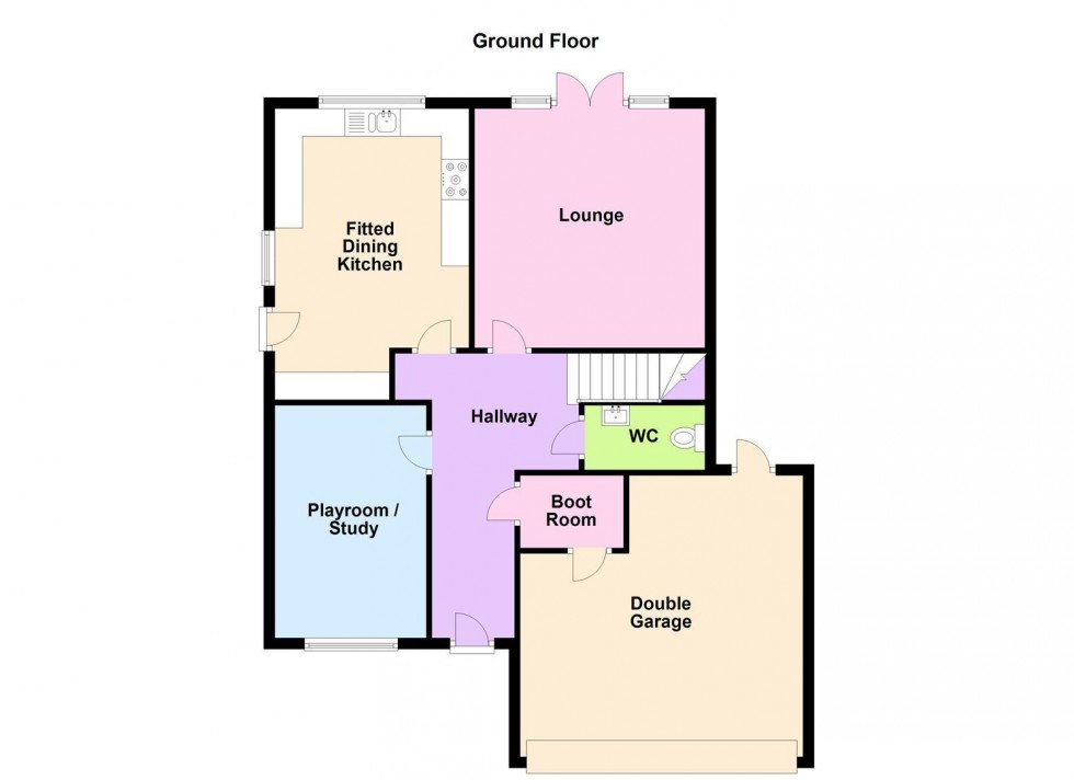 Floorplan for Sharpe Way, Narborough, Leicester