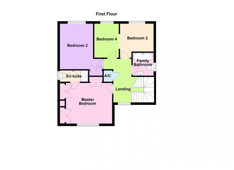 Floorplan for Sharpe Way, Narborough, Leicester
