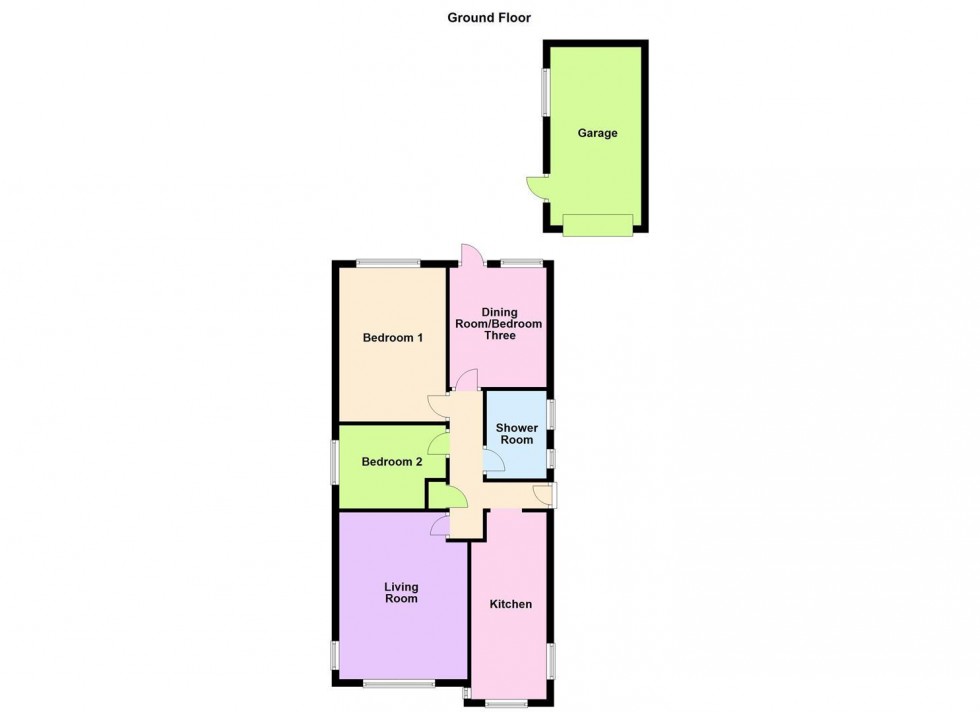 Floorplan for Croft Road, Cosby, Leicester
