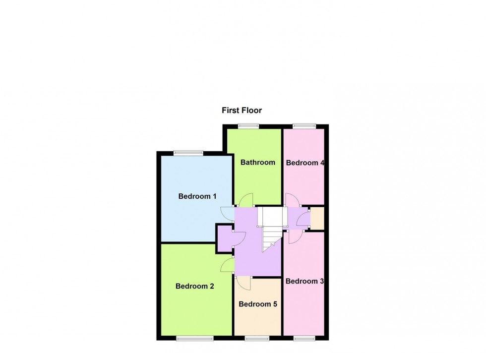 Floorplan for Bennett Rise, Huncote, Leicester