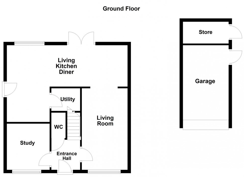 Floorplan for Ridleys Close, Countesthorpe, Leicester