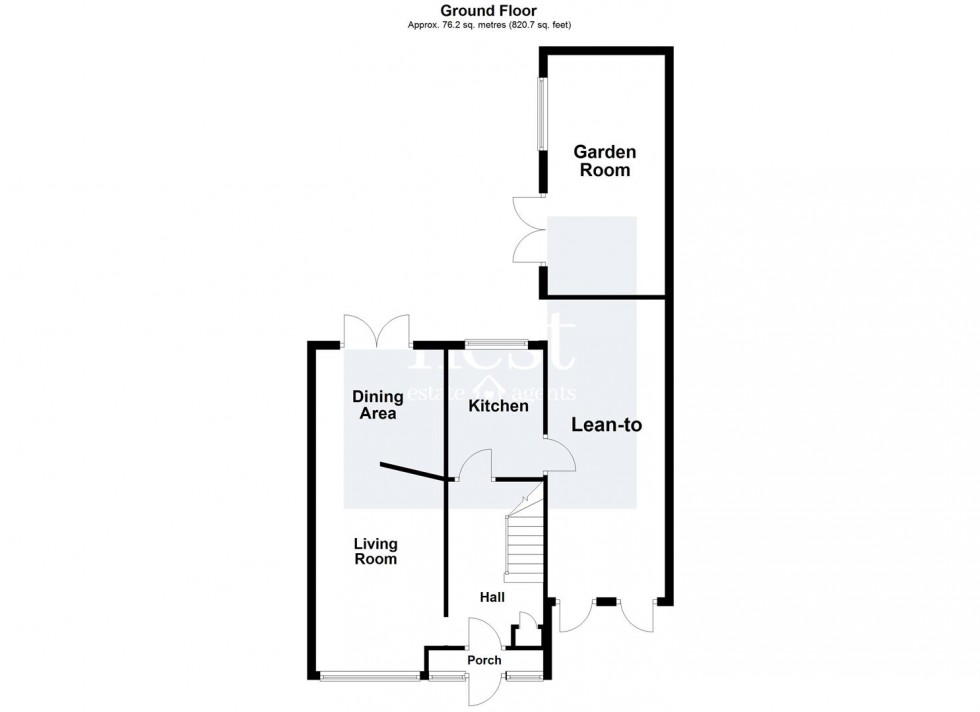 Floorplan for Saville Road, Blaby