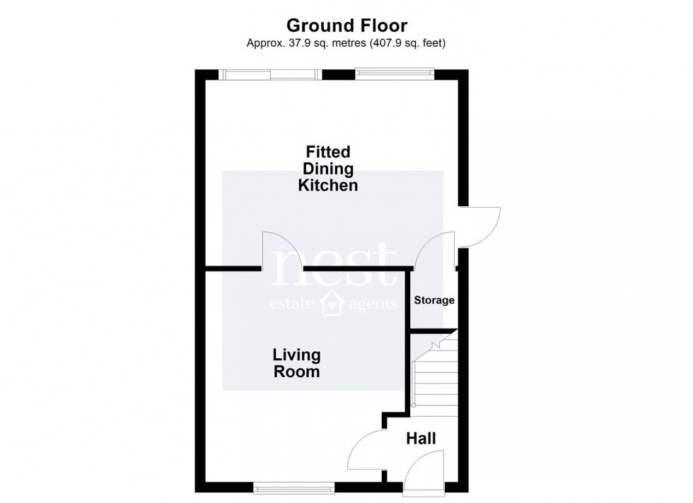 Floorplan for Aquitaine Close, Enderby