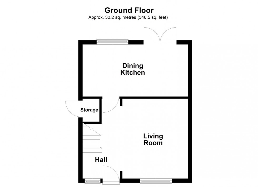 Floorplan for Coltbeck Avenue, Narborough, Leicester