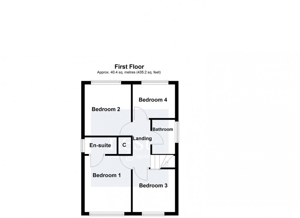 Floorplan for Ingrams Way, Wigston