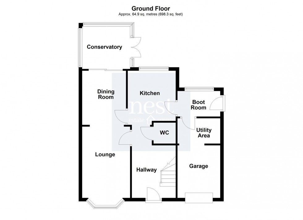 Floorplan for Ingrams Way, Wigston