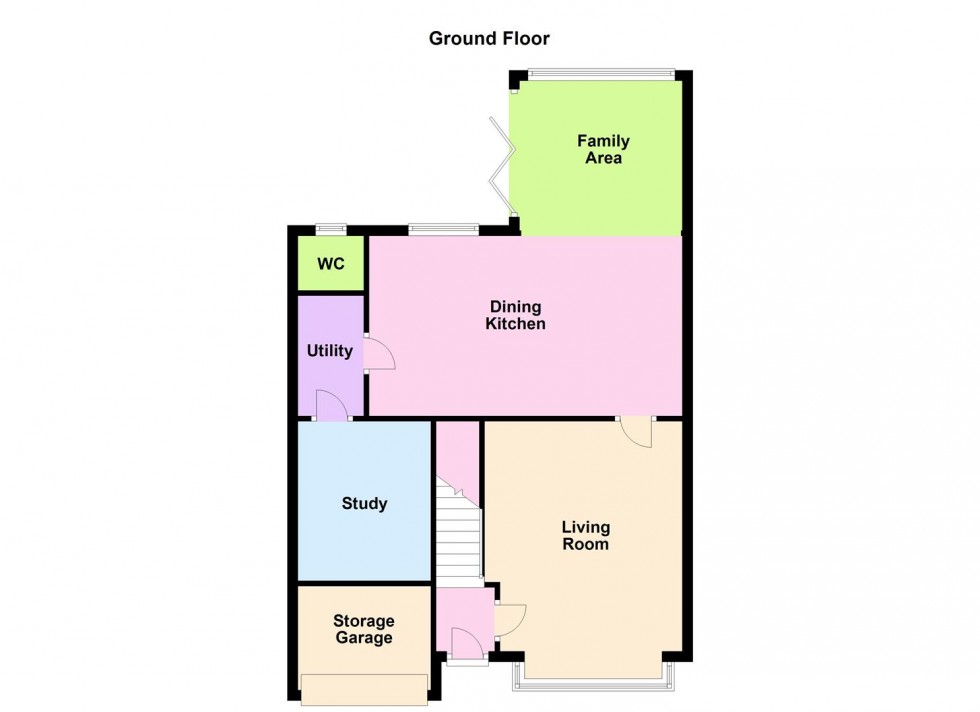 Floorplan for Ludlam Close, Countesthorpe, Leicester