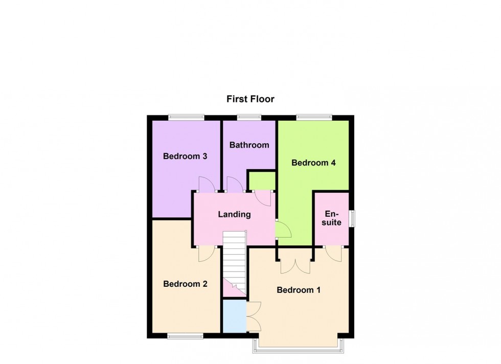Floorplan for Ludlam Close, Countesthorpe, Leicester