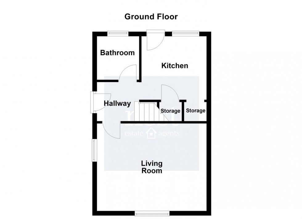Floorplan for Attfield Drive, Whetstone, Leicester