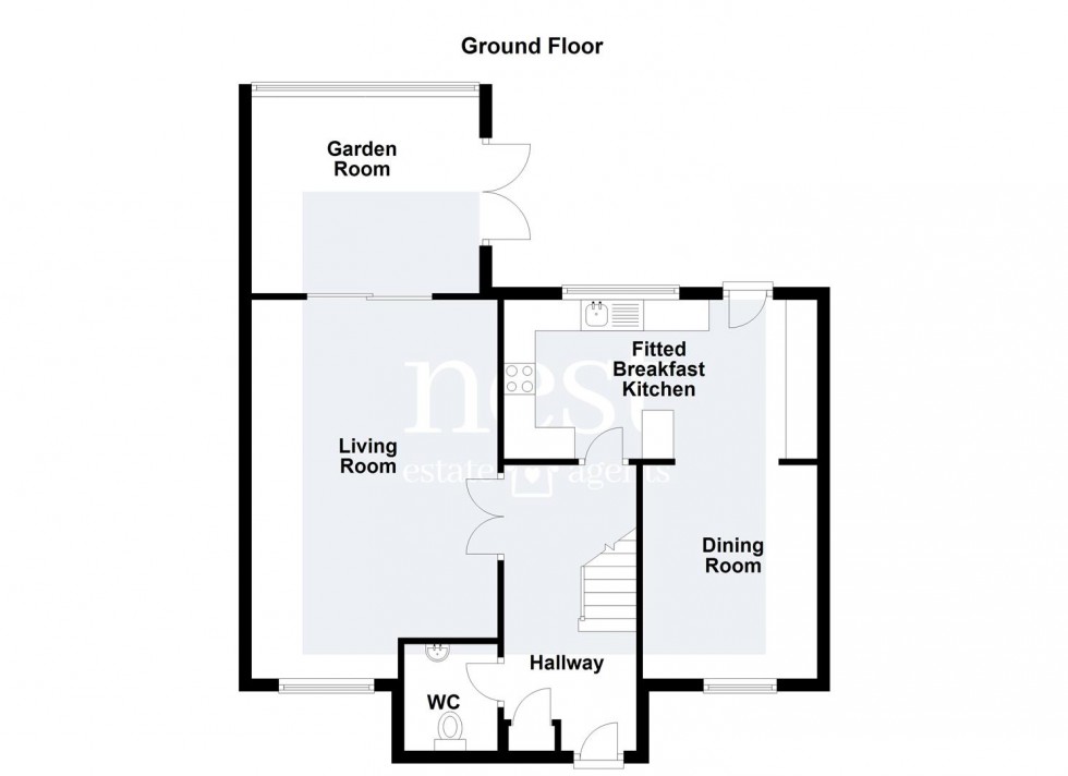 Floorplan for Treetops, The Dicken, Whetstone