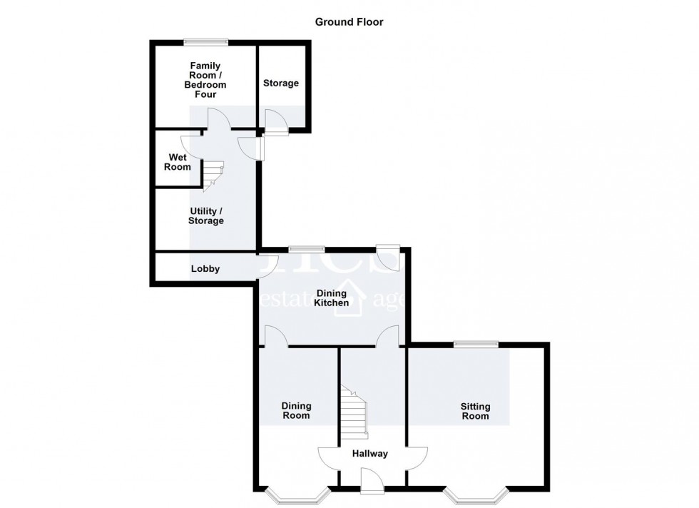 Floorplan for Victoria Cottage, Park Street, Market Bosworth