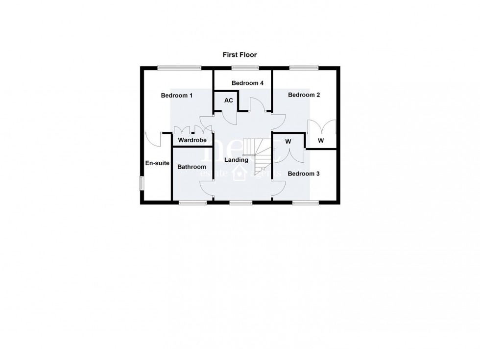 Floorplan for Alice Gardens, Whetstone, Leicester