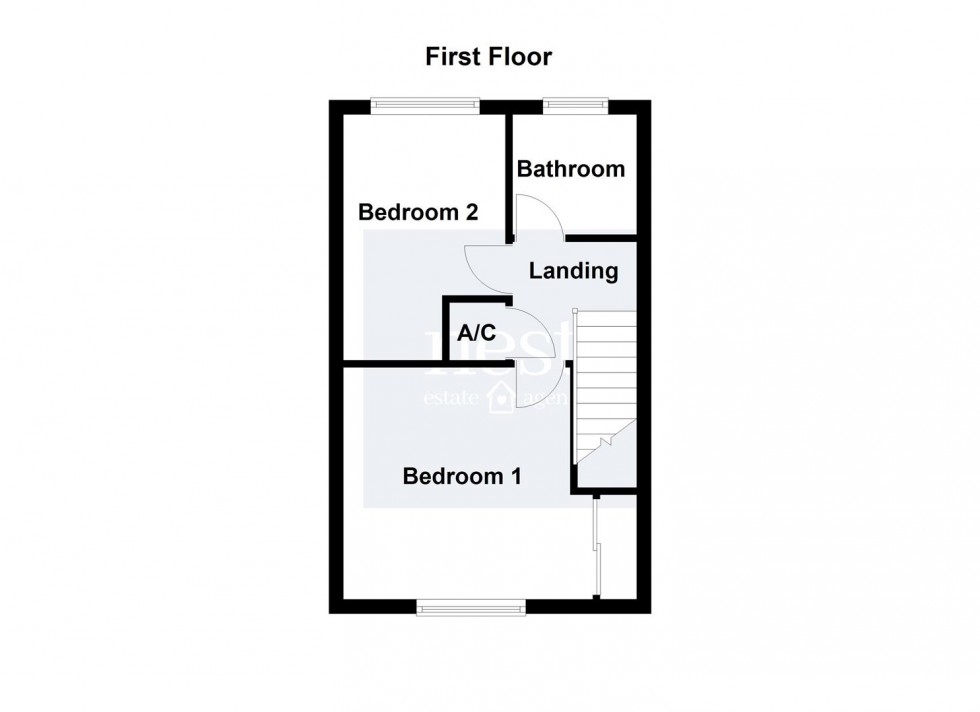 Floorplan for Kingsbridge Close, Narborough, Leicester