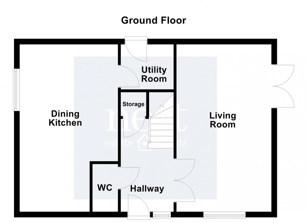 Floorplan for Goscote Drive, Narborough, Leicester