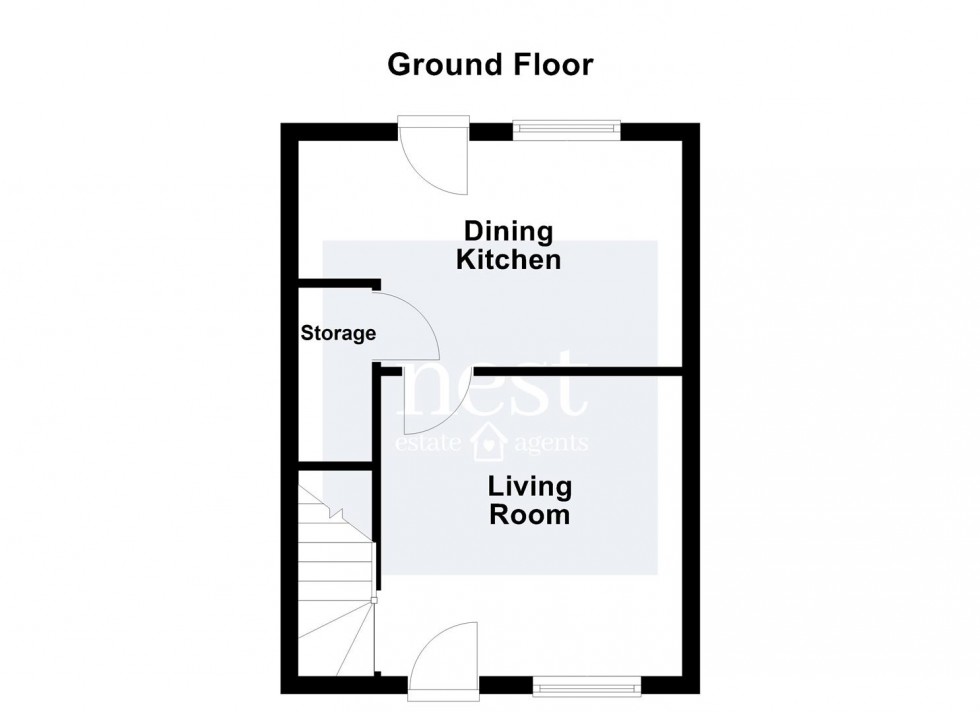 Floorplan for Croft Road, Cosby, Leicester
