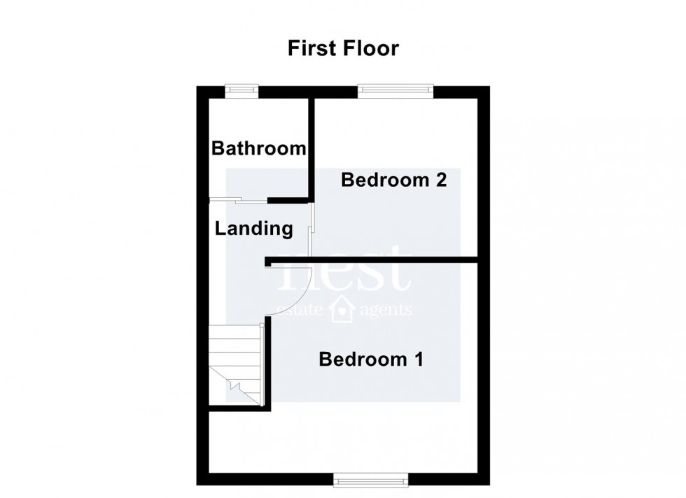 Floorplan for Croft Road, Cosby, Leicester