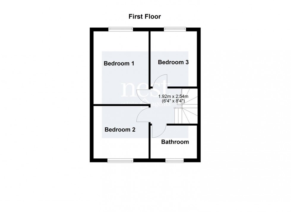 Floorplan for Grebe Way, Whetstone, Leicester