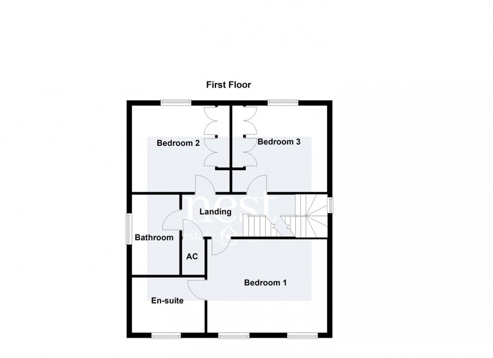 Floorplan for The Gables, Main Street, Willoughby Waterleys.