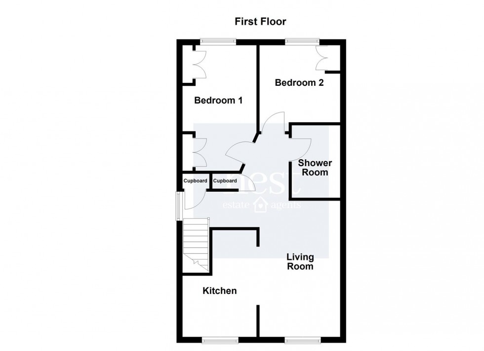 Floorplan for Bakery Close, Cosby, Leicester