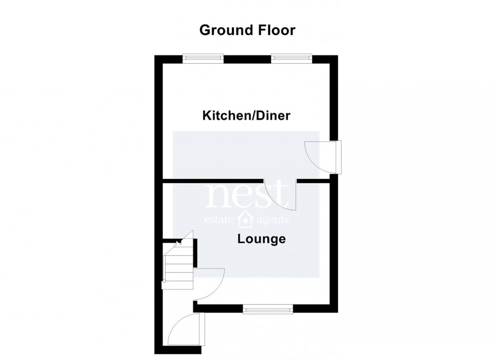 Floorplan for St. Marys Close, Broughton Astley, Leicester
