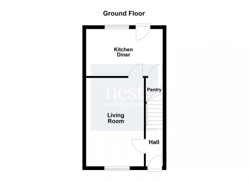 Floorplan for Campion Close, Narborough, Leicester