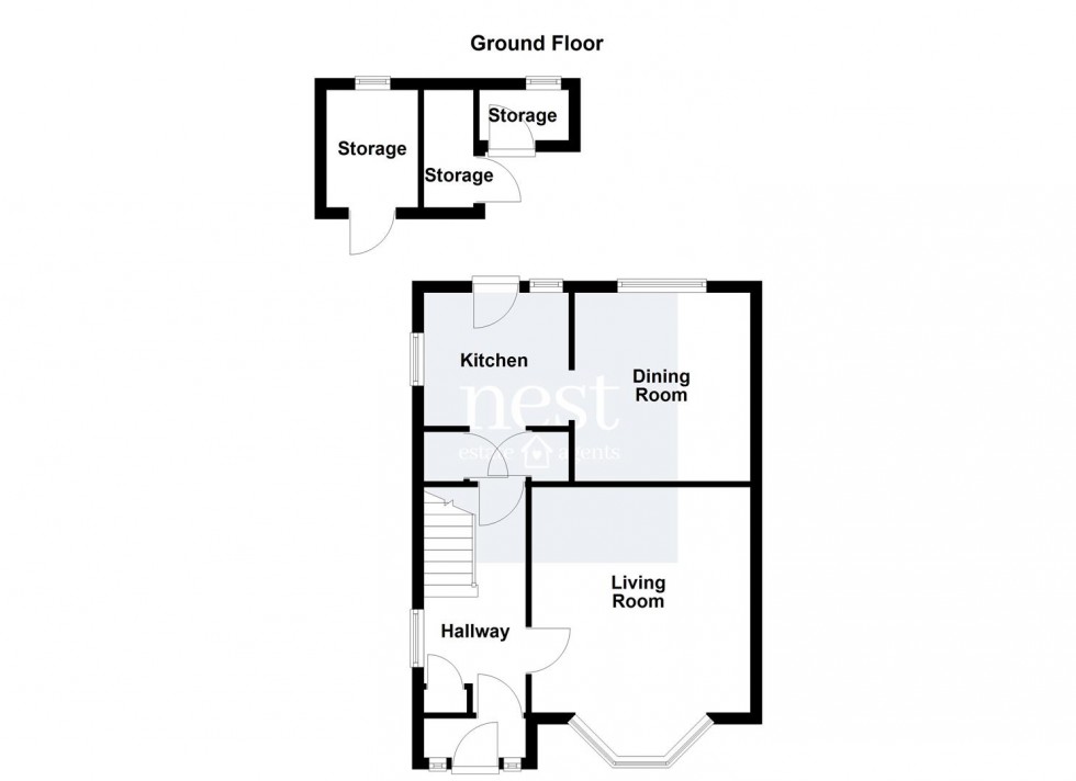 Floorplan for Trinity Road, Enderby, Leicester