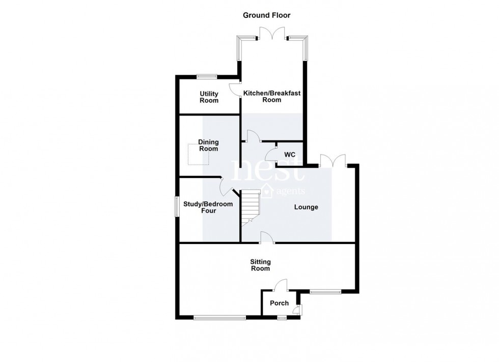 Floorplan for Poplar Avenue, Countesthorpe, Leicester