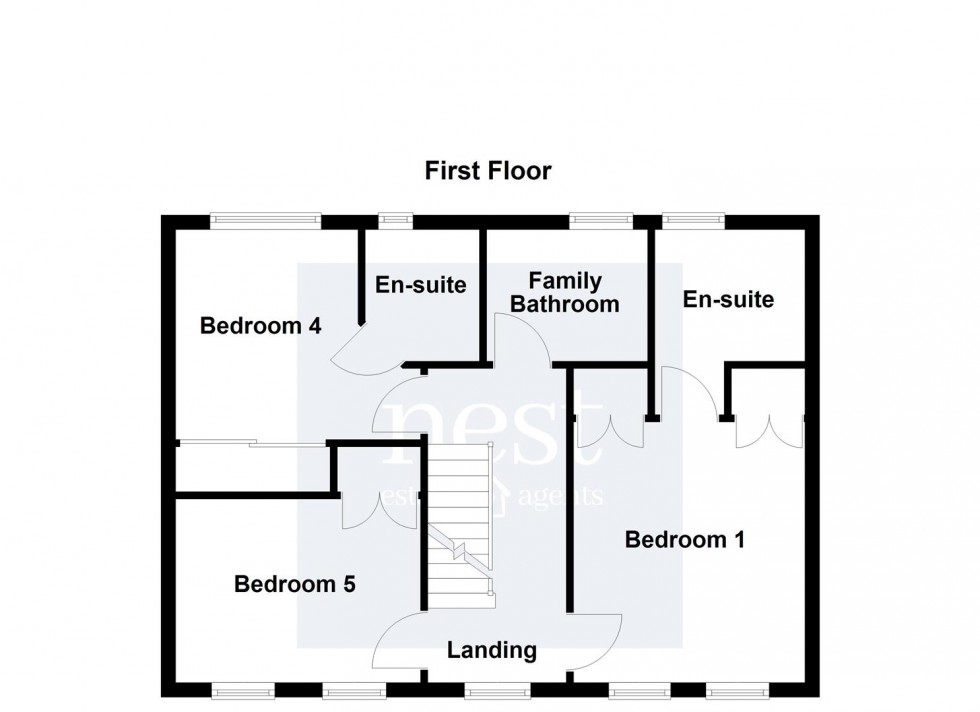 Floorplan for Navigation Drive, Glen Parva, Leicester