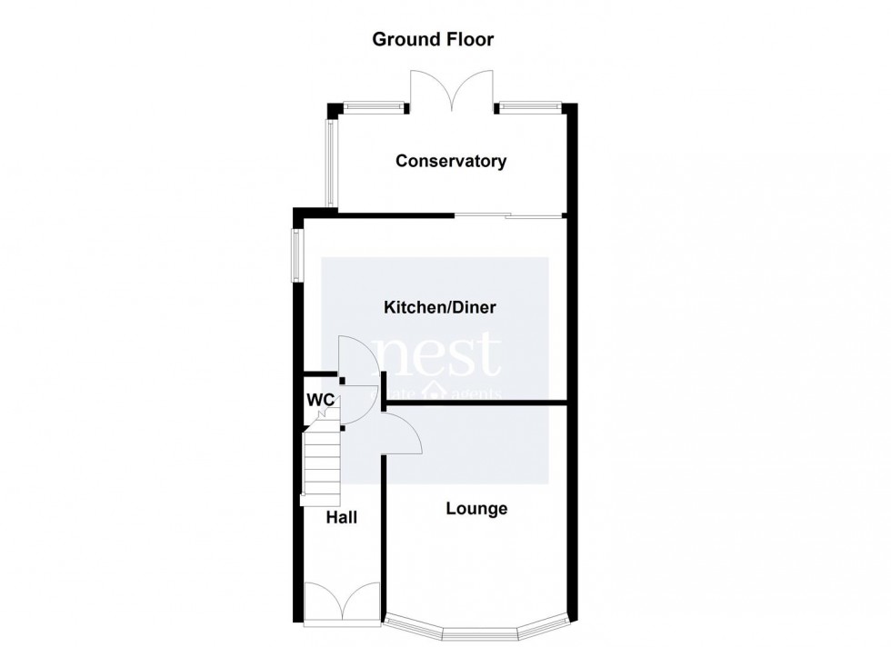 Floorplan for Blaby Road, Enderby, Leicester