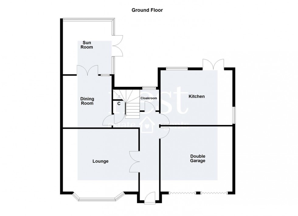 Floorplan for Orchard Close, Cosby, Leicester