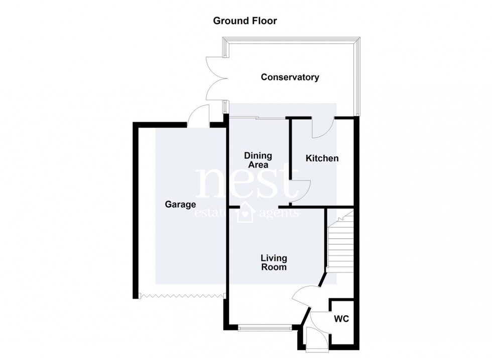 Floorplan for Horseshoe Close, Cosby, Leicester