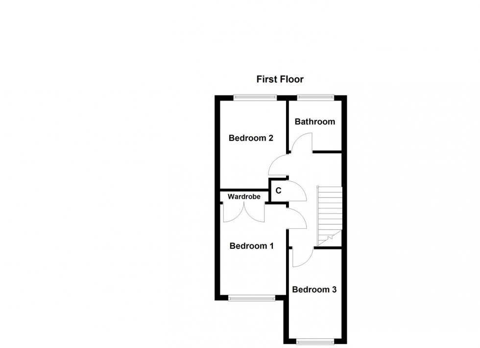Floorplan for Horseshoe Close, Cosby, Leicester