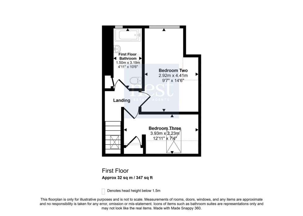 Floorplan for Reed Pool Close, Countesthorpe, Leicester