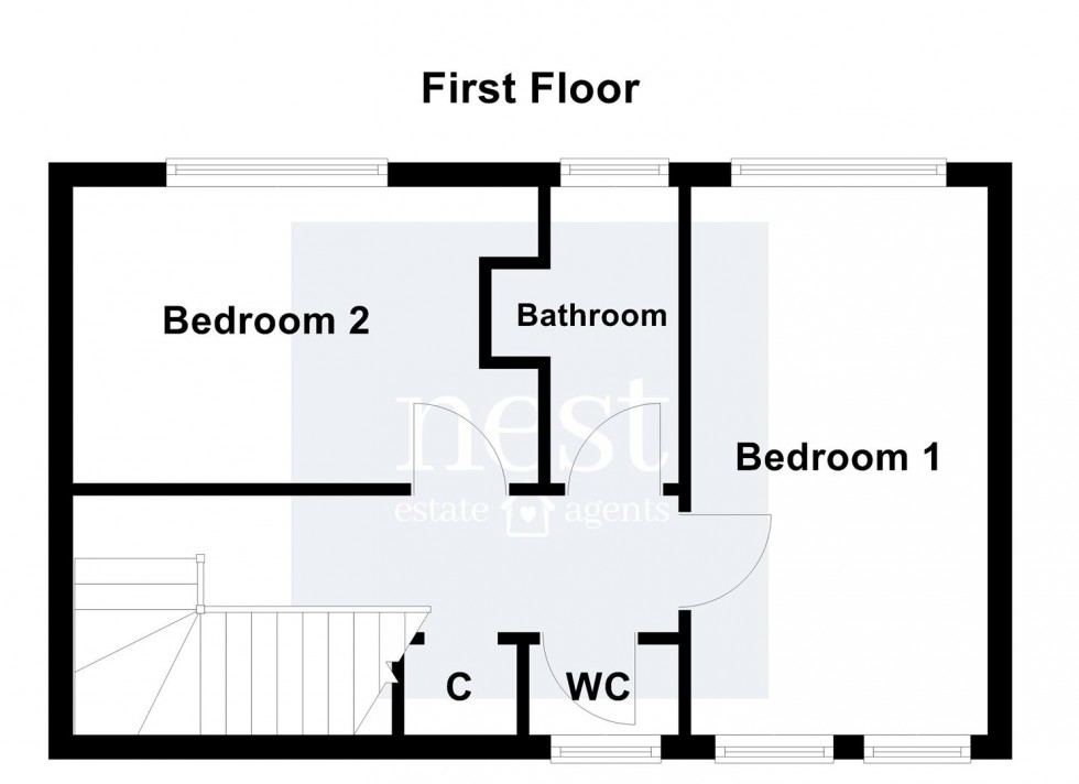 Floorplan for Lady Leys, Cosby, Leicester