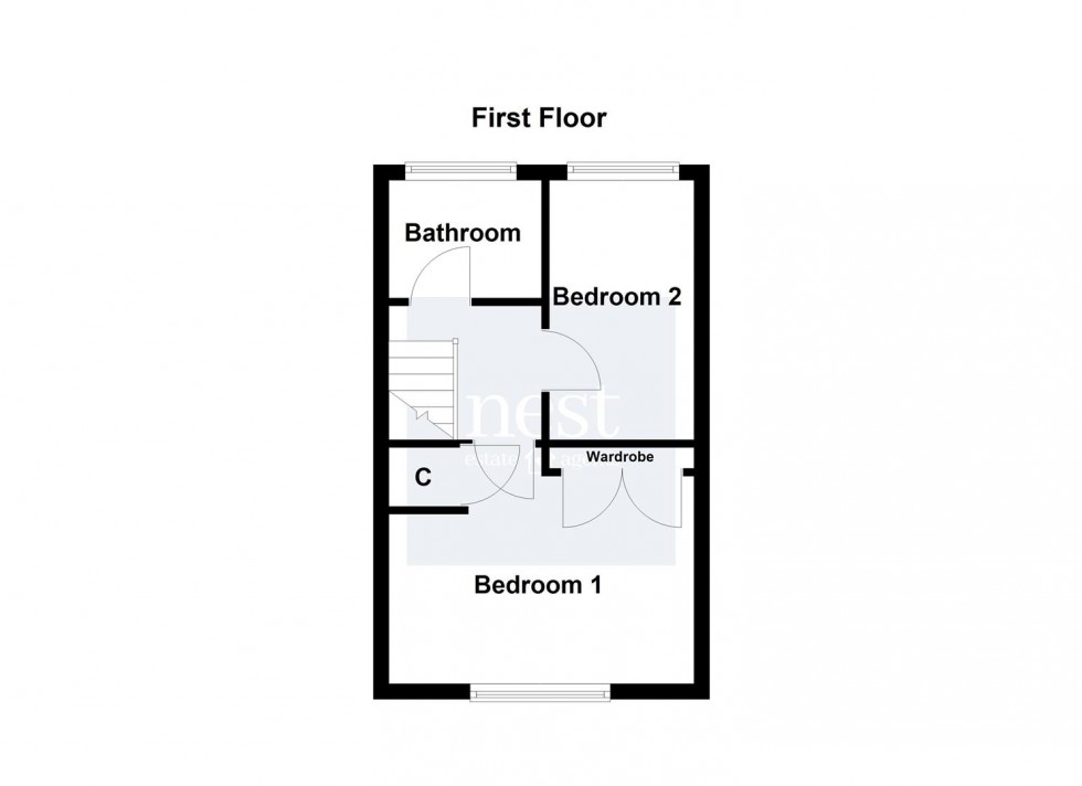 Floorplan for Packhorse Drive, Enderby, Leicester