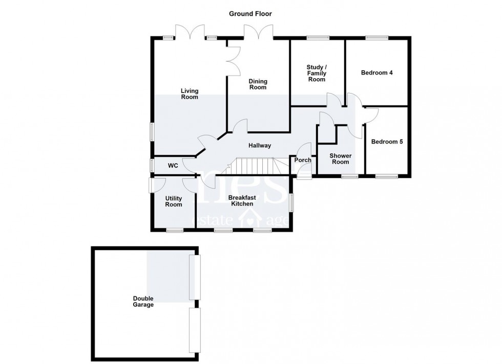 Floorplan for Main Street, Peatling Parva, Lutterworth