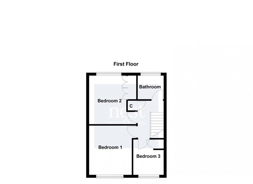 Floorplan for Camellia Close, Narborough, Leicester