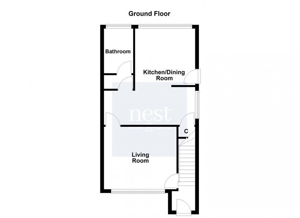 Floorplan for Croft Road, Cosby, Leicester
