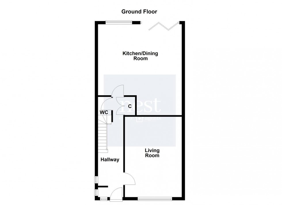 Floorplan for Chiltern Avenue, Cosby, Leicester