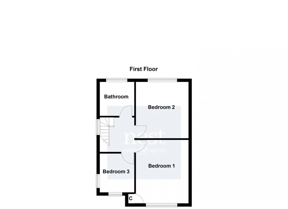 Floorplan for Chiltern Avenue, Cosby, Leicester