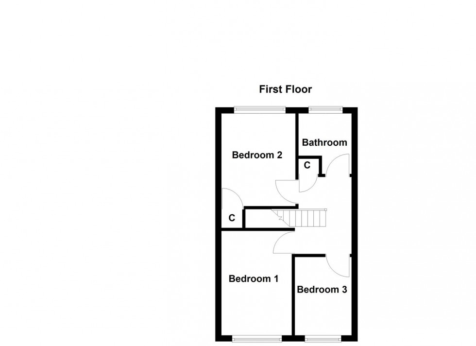 Floorplan for Goscote Drive, Lutterworth