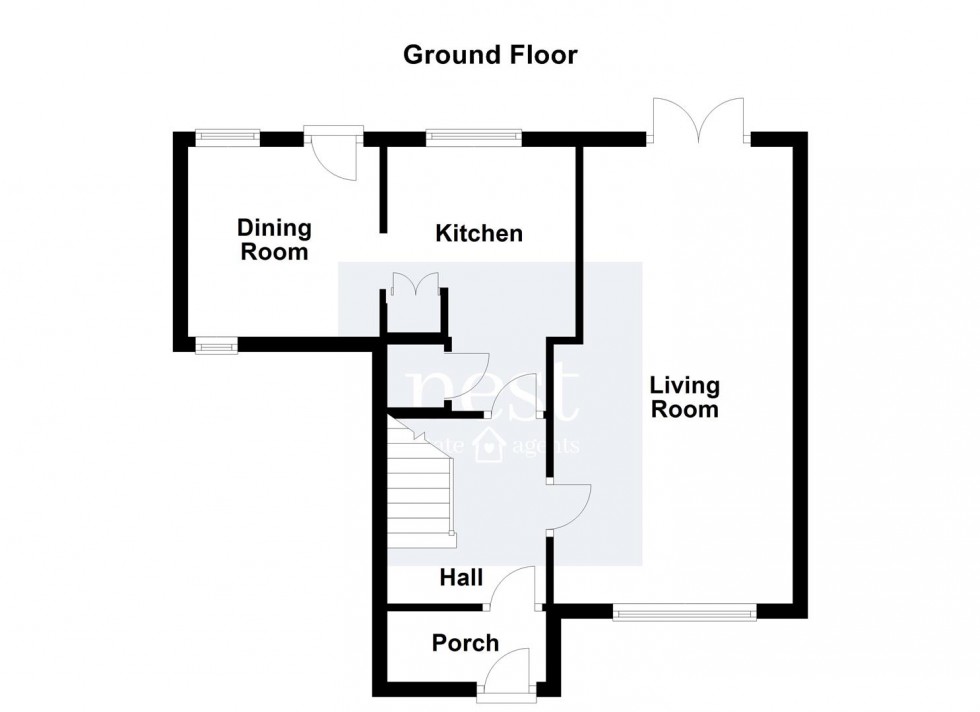 Floorplan for Queens Drive, Enderby, Leicester