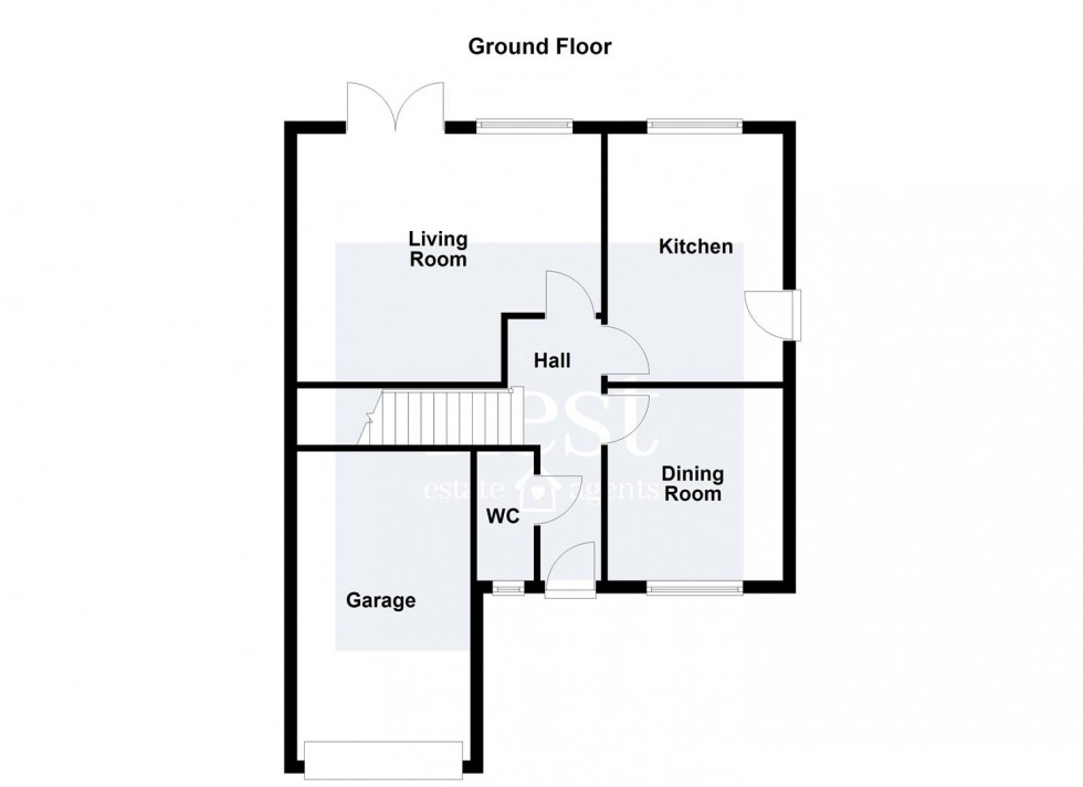 Floorplan for Hemlock Close, Narborough, Leicester