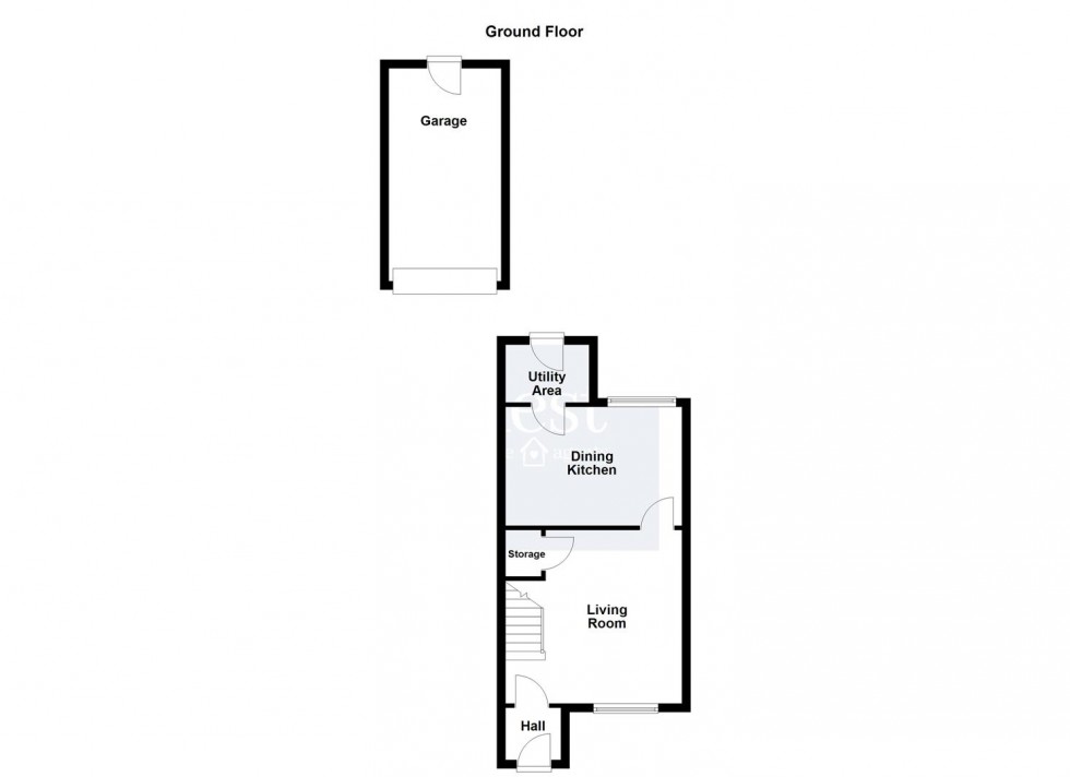 Floorplan for Peregrine Road, Broughton Astley, Leicester