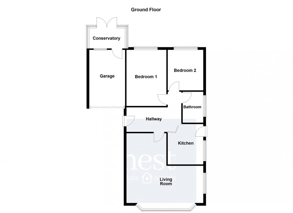 Floorplan for New Bridge Road, Glen Parva, Leicester