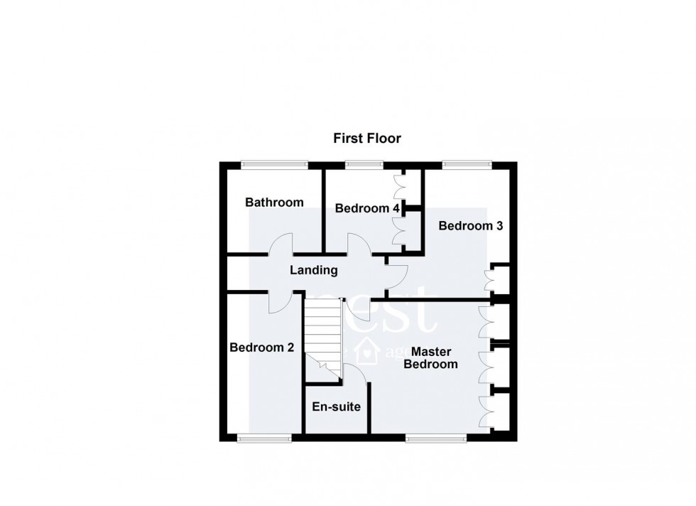 Floorplan for Primrose Close, Narborough, Leicester