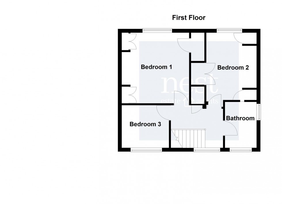 Floorplan for Fir Tree Avenue, Countesthorpe, Leicester