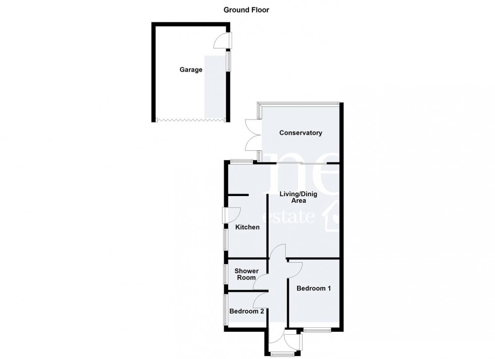 Floorplan for Collaton Road, Wigston